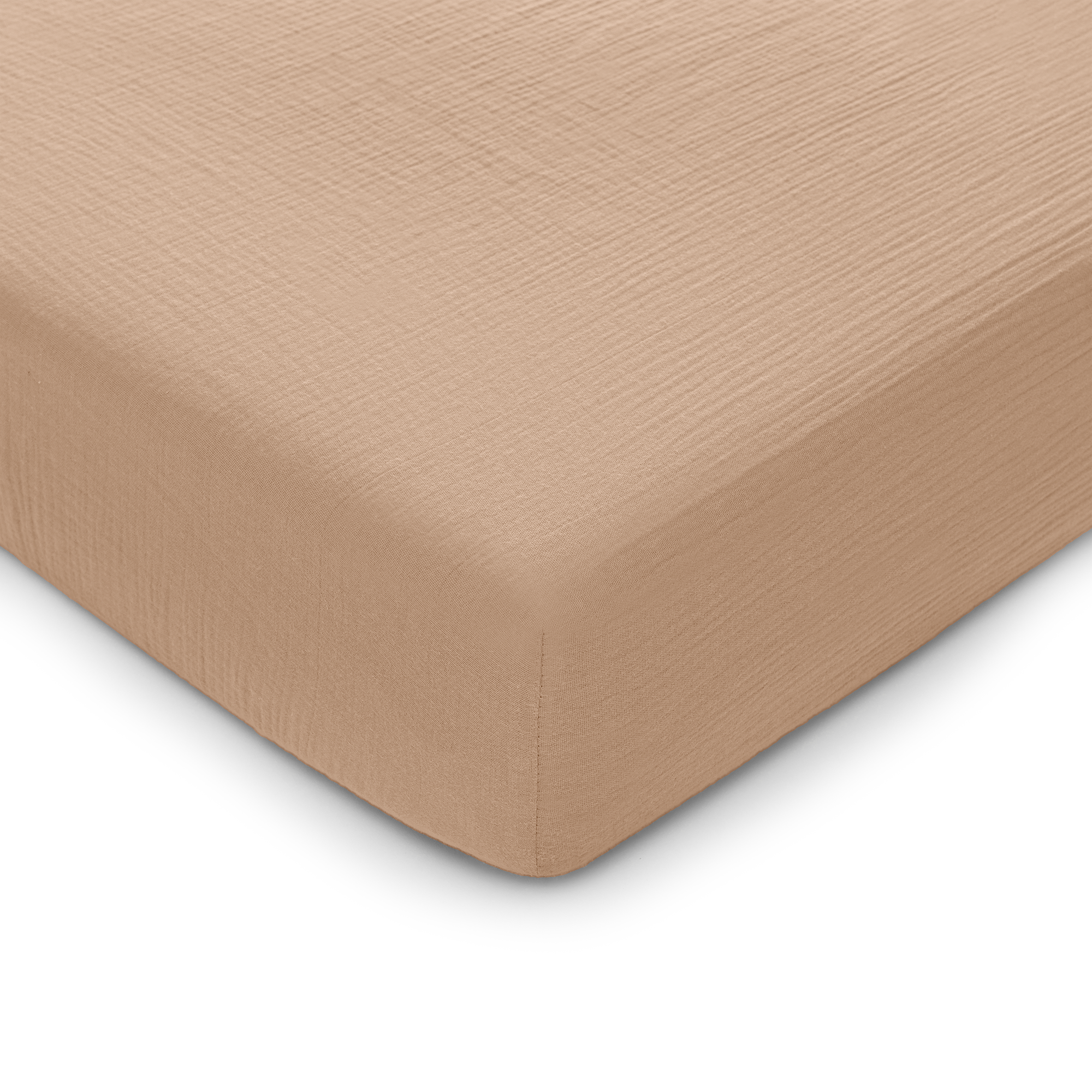 Muslin Fitted Crib Sheet - Cedar
