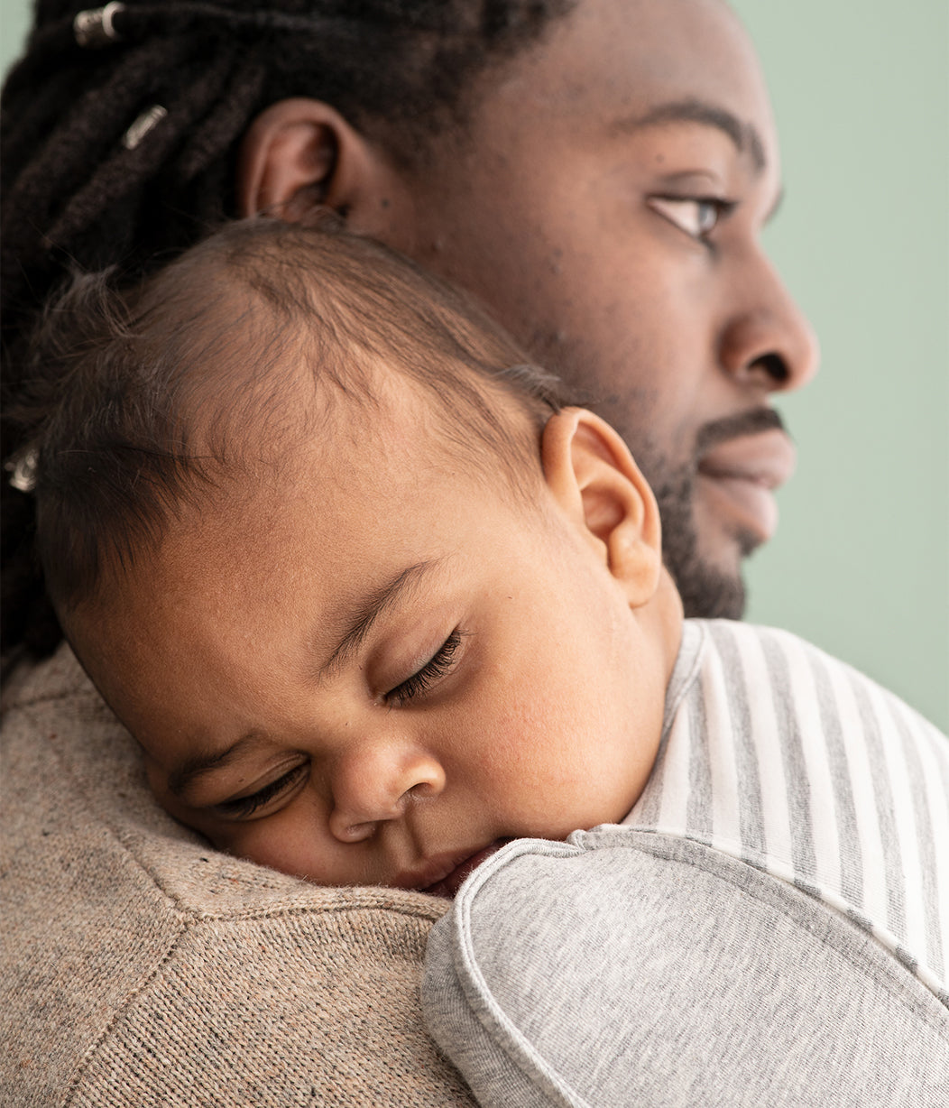 LOVE TO DREAM Cotton Transition Sleepsack-Medium (Grey Stripe)