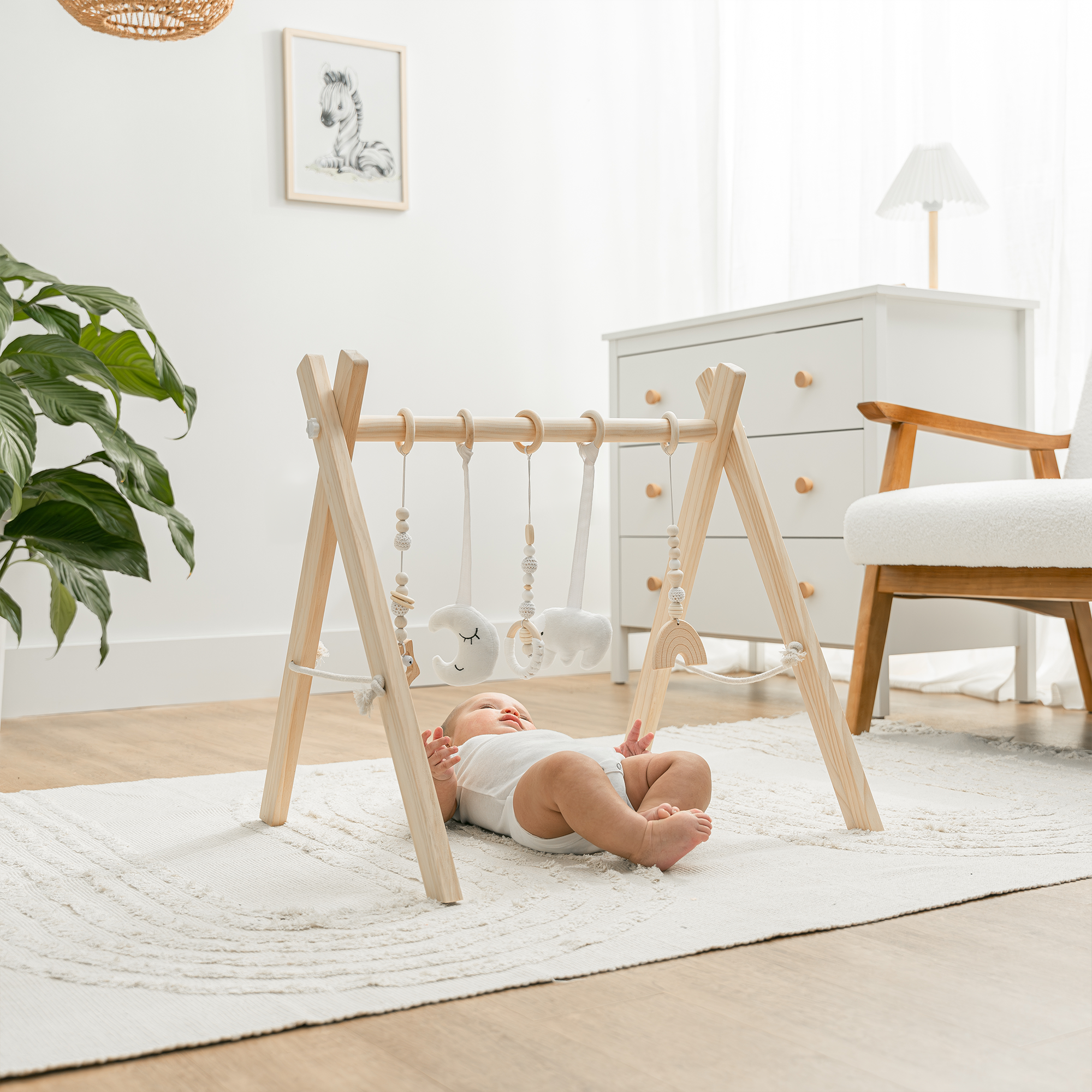 Play Gym- Natural Wood