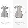 HALO Grey Heather Easy Transition Sleepsack-Medium