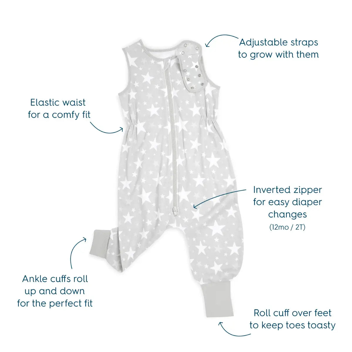 HALO In The Stars Toddler 100% Cotton Sleepsack- 2T