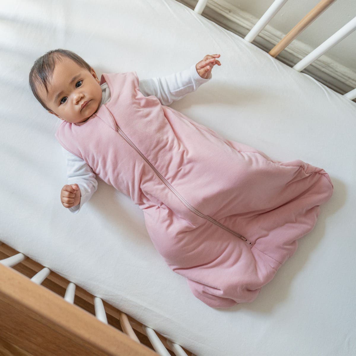 HALO Dusty Pink SuperSoft Bamboo Wearable Blanket Sleepsack-Medium