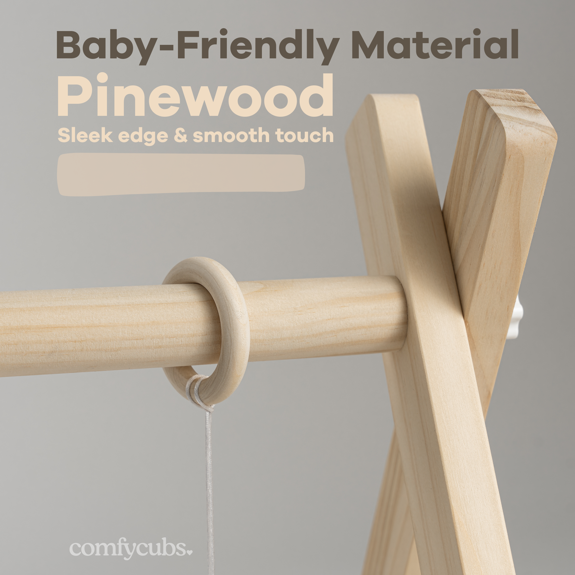 Play Gym- Natural Wood