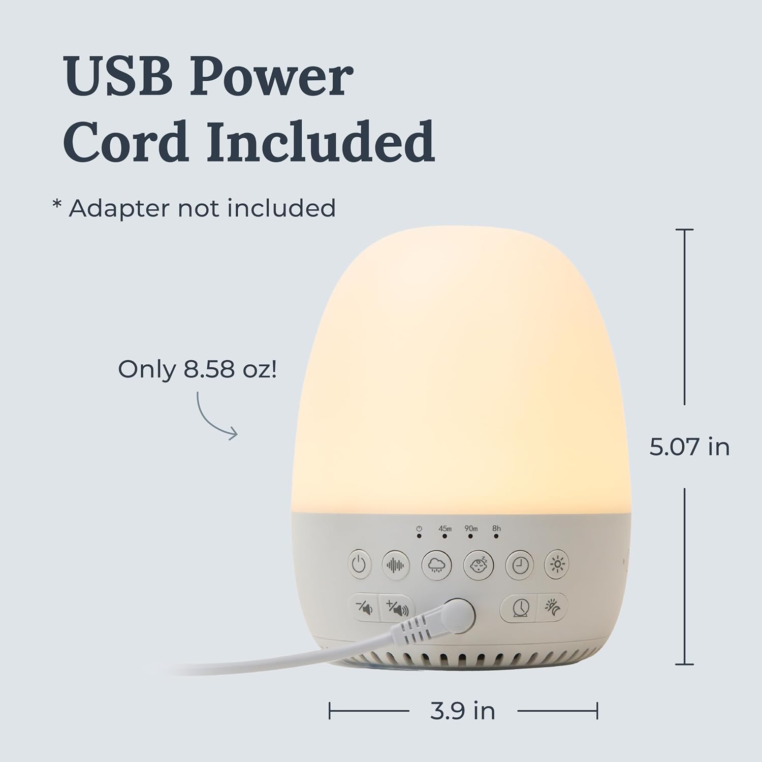 Yogasleep Light to RIse Sleep Trainer, Sound Machine and Night Light