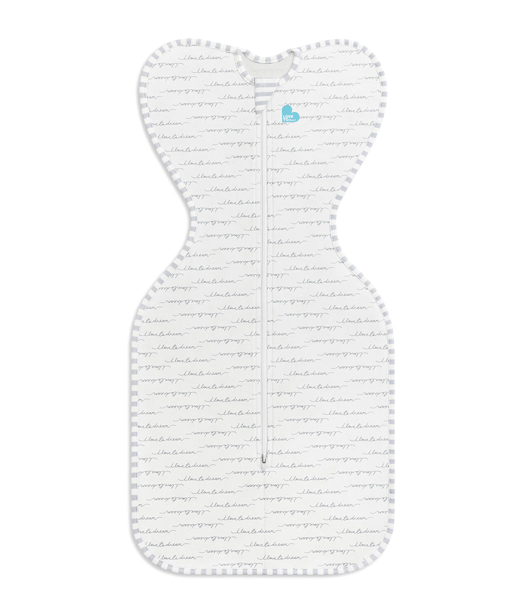 LOVE TO DREAM Cotton Swaddle Up-White Dreamer(Newborn)