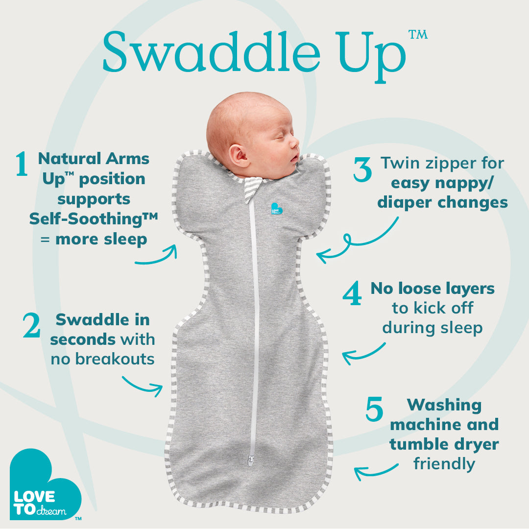 LOVE TO DREAM Cotton Swaddle Up-Olive(Small)