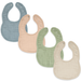 Muslin Bibs-4 Pack Multicolored