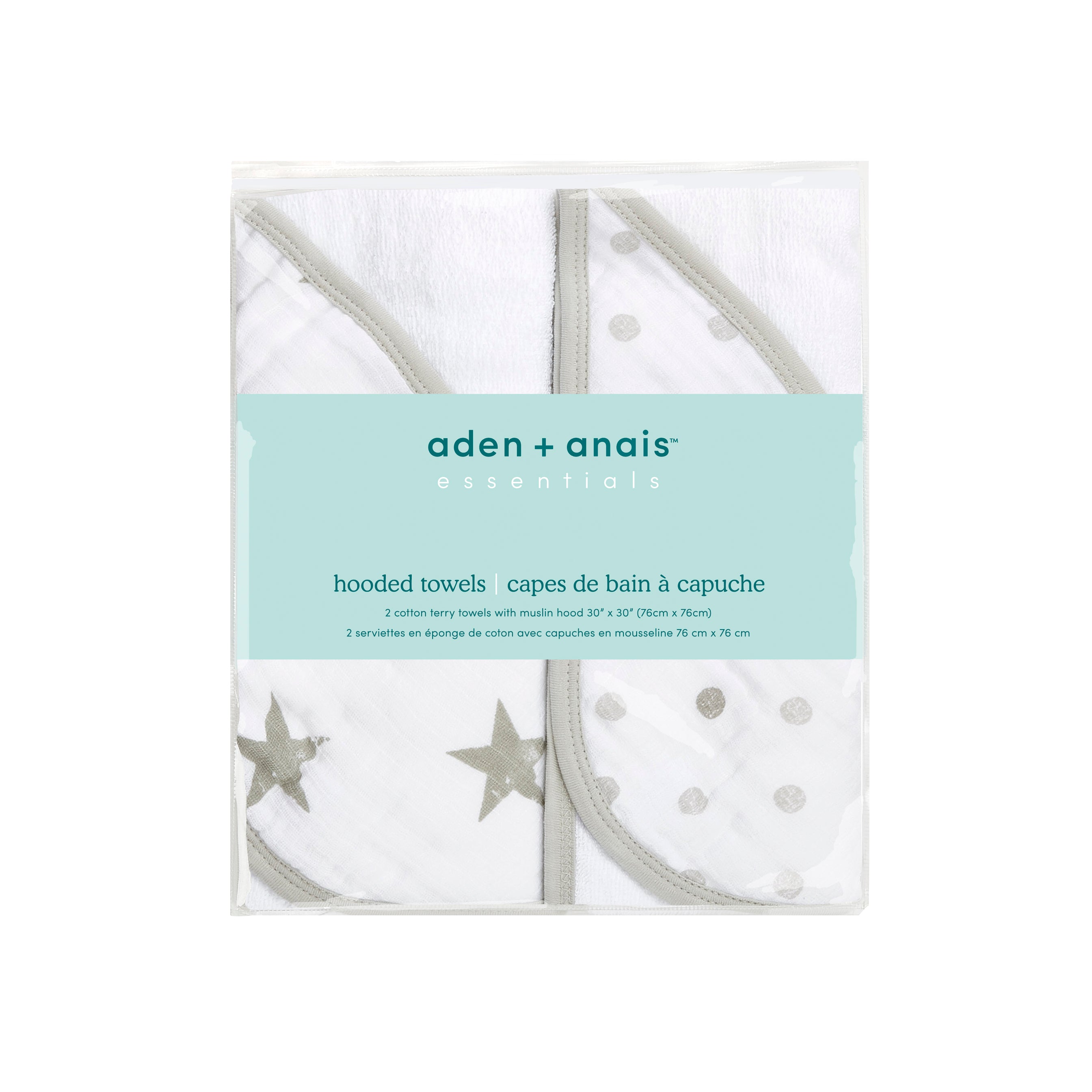Aden + Anais Dusty Hooded Towels- 2 Pack