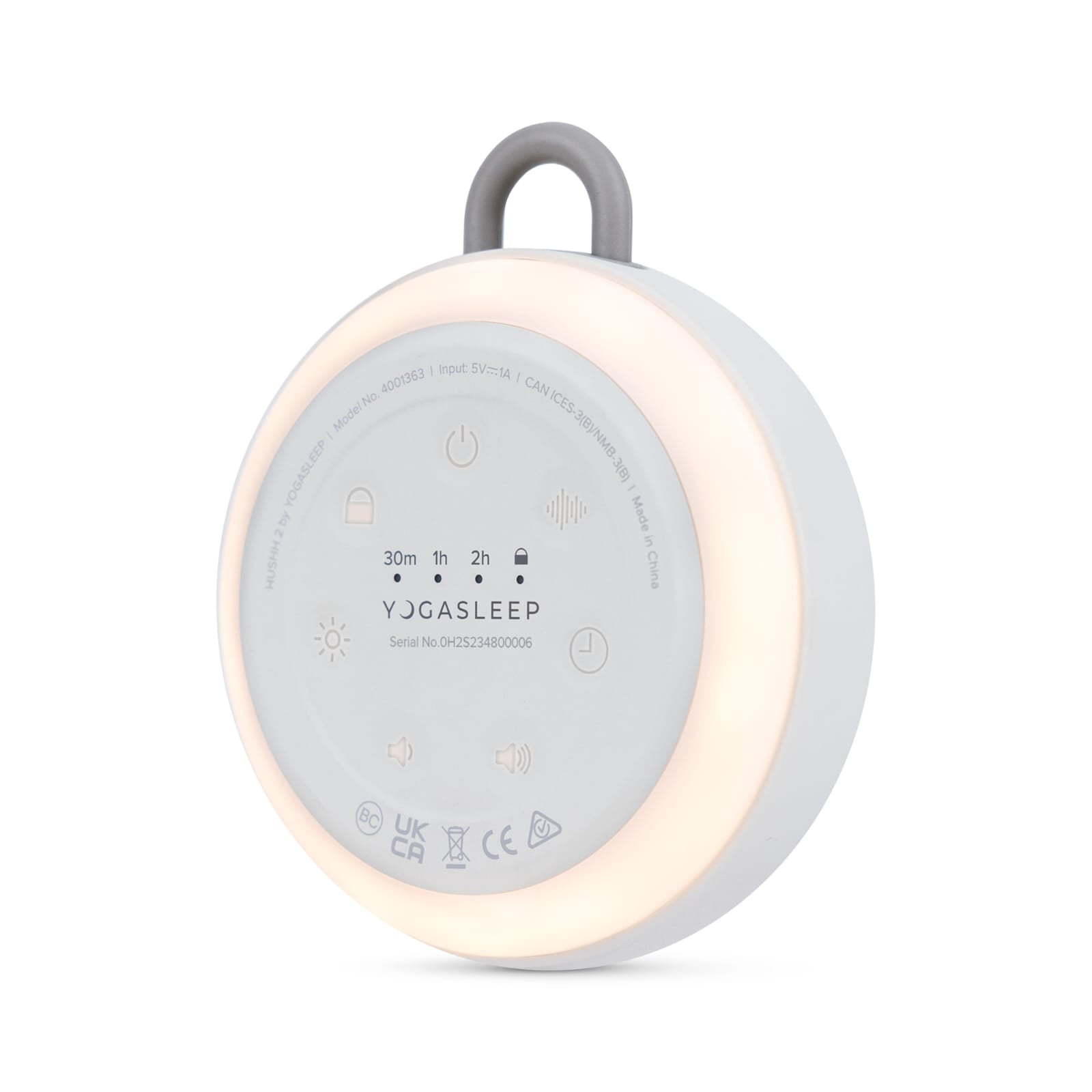 Yogasleep Hushh® 2 Portable Sound Machine & Night Light