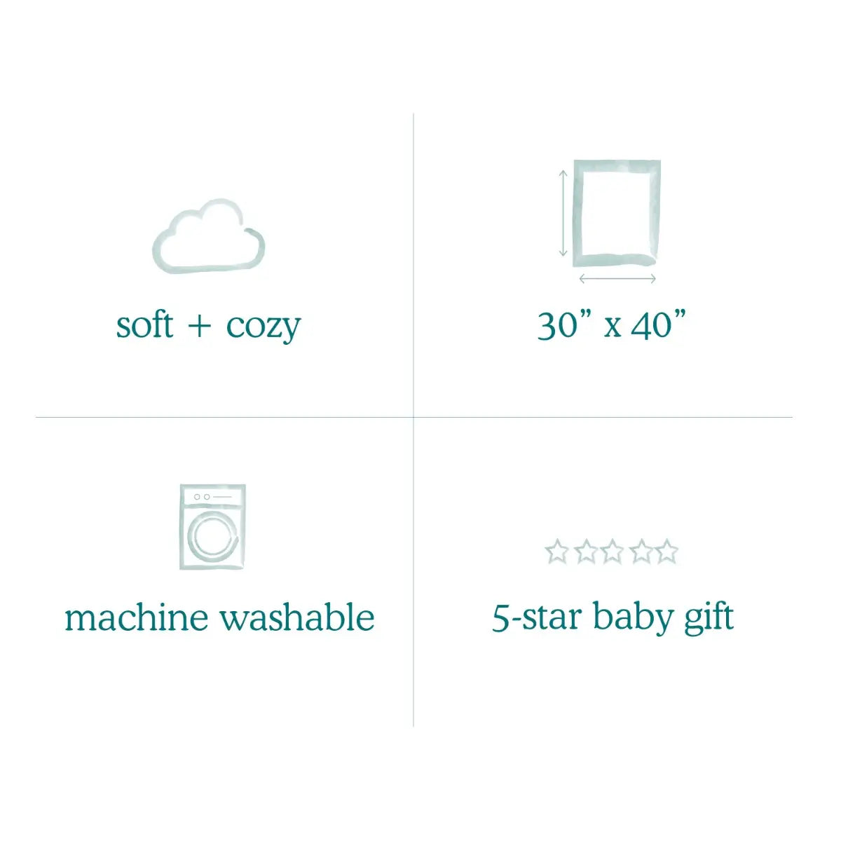 Aden + Anais Blush Pink Plush Blanket