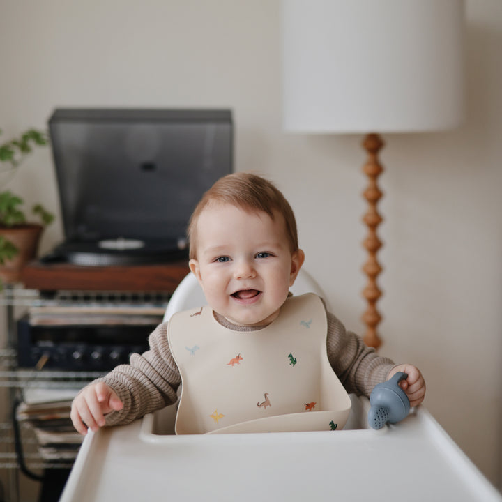 Mushie Silicone Baby Bib-Shifting Sand