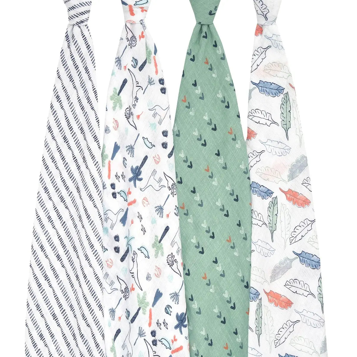 Aden + Anais Dinotime Swaddles-4 Pack