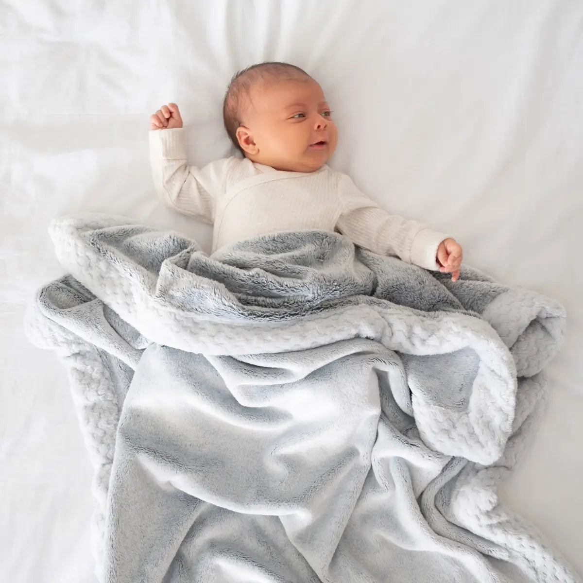 Aden + Anais Storm Grey Plush Blanket