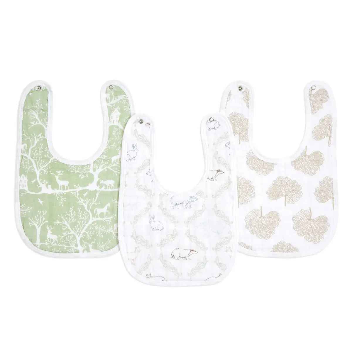 Aden + Anais Harmony Snap Bibs - 3 Pack