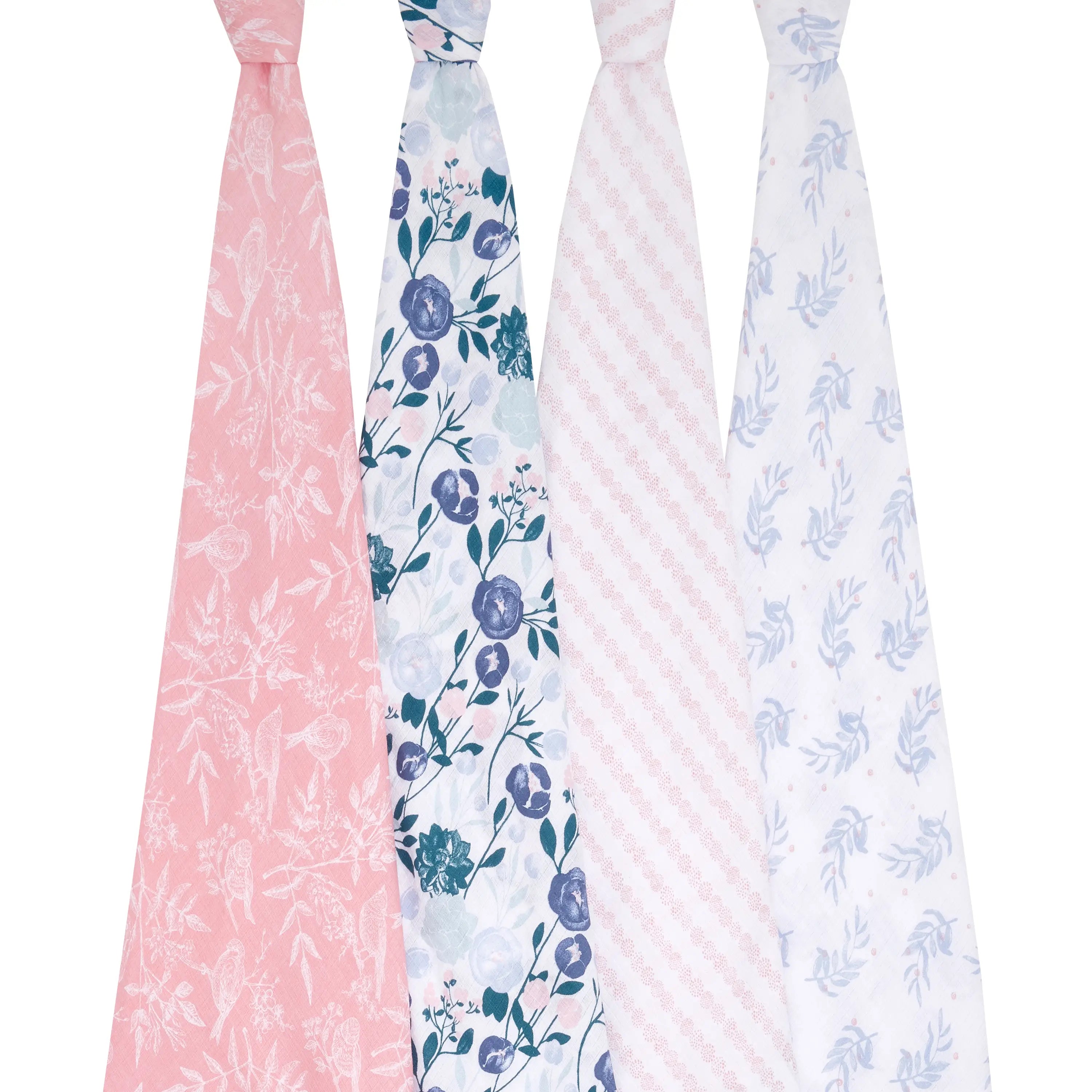 Aden + Anais Flowers Bloom Swaddles-4 Pack