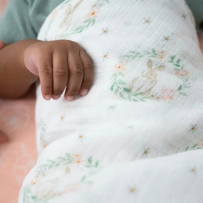 Aden + Anais Blushing Bunnies Swaddles-4 Pack