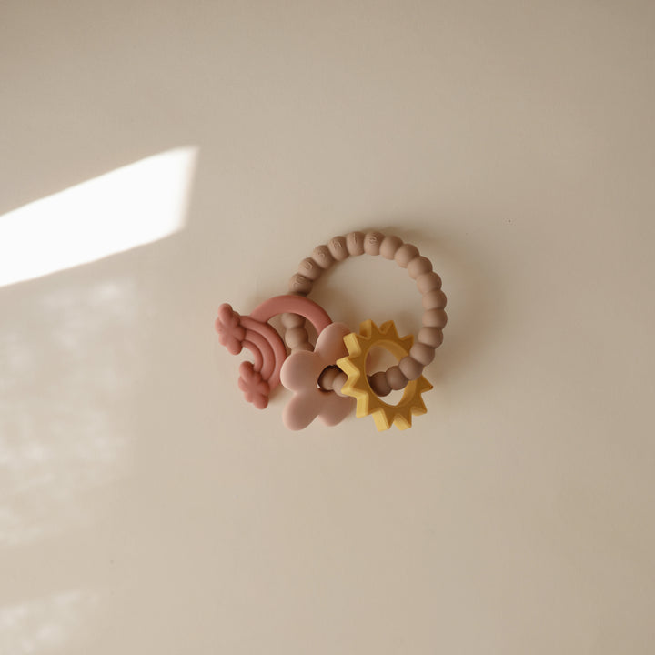 Mushie Nature Teething Ring