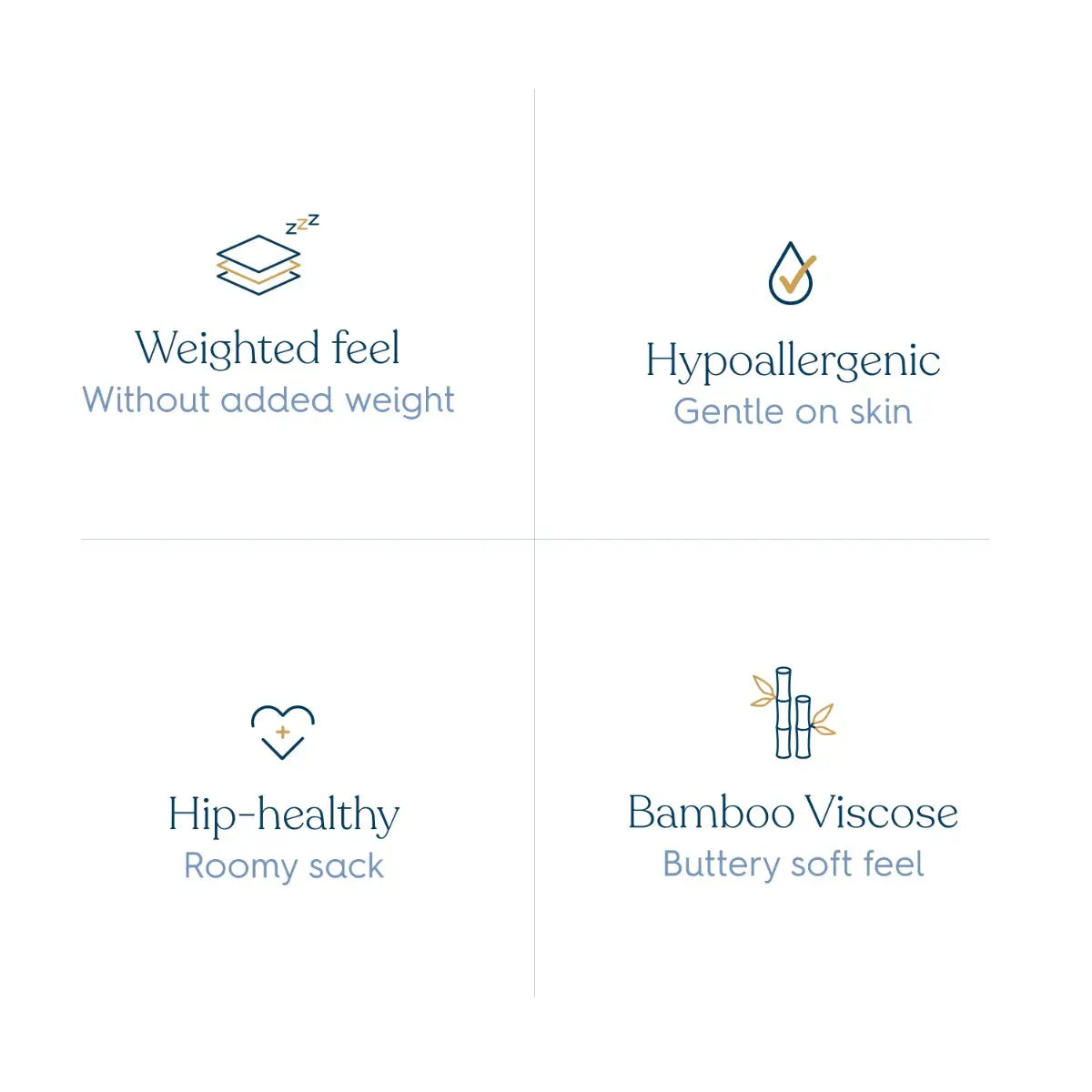 HALO Storm Grey SuperSoft Bamboo Sleepsack Wearable Blanket- Large