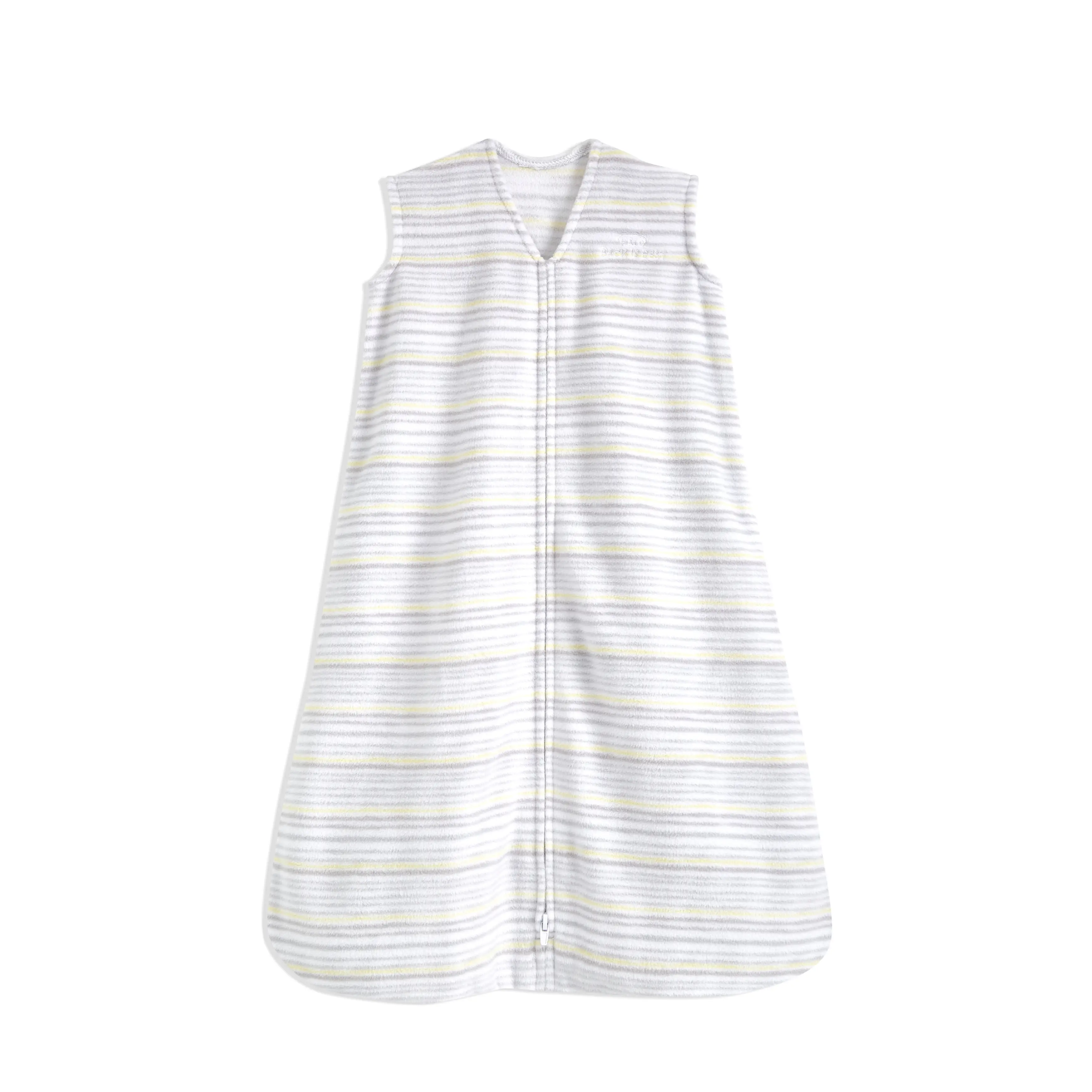 HALO Multi Stripe Grey Micro-Fleece Sleepsack Wearable Blanket- M
