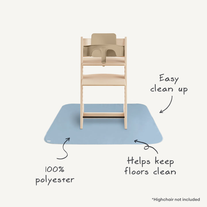 Mushie Splat Mat - Fog